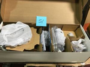 lot 51 image: Brecklyn Single-Handle 6-Spray Tub and Shower Faucet with Magnetix Rainshower Combo in Spot Resist Brushed Nickel- not used