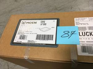 lot 87 image: MOEN 2000 Series Undermount Stainless Steel 23 in. Single Bowl Kitchen Sink- not used