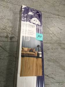 lot 100 image: Heritage Mill Red Oak Natural 38 in. Thick x 4-14 in. Wide x Random Length Engineered Click Hardwood Flooring (20 sq. ft. case)- not used