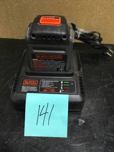 lot 141 image: BLACKDECKER LBX2540 40V Max 2.5 Ah Lithium Ion Battery  & CHARGER- good condition