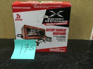 lot 175 image: Schumacher 6-Volt or 12-Volt, 2 Amp Automotive Battery Charger- good condition