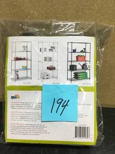 lot 194 image: Honey Can Do Set of 4 Casters Casters 4 Pack - Black- not used