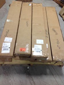 lot 306 image: Lot of 7 cases Lakeshore Pecan Stone 7 mm Thick x 7-23 in. Wide x 50-58 in. Length Laminate Flooring (24.17 sq. ft.  case) Close new