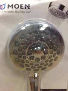 lot 78 image: MOEN Eos 3-Spray 4 in. 1.75 GPM Handheld Shower- not used