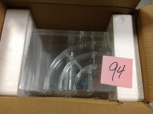 lot 94 image: Sorbus 13.5 in. W x 8.75 in. H Stackable 1-Cube Cosmetic Organizer in Acrylic- not used