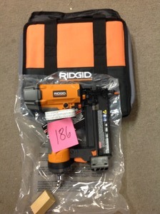 lot 186 image: RIDGID 18-Gauge 2-18 in. Brad Nailer- not used
