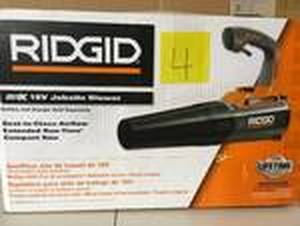lot 302 image: Ridgid 15 Amp 10 in. Heavy-Duty Portable Table Saw with Stand in good condition