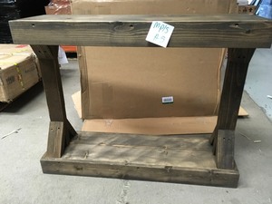 lot 206 image: Barb Dark Walnut Small Console Table