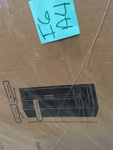 lot 204 image: Prepac Hover Image to Zoom Yaletown Black Armoire not used