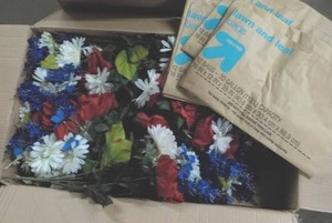 lot 17 image: Artificial Flowers, Jiffy Pots and ...