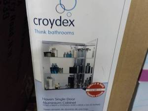 lot 43 image: Croydex Haven Single Door Aluminum ...