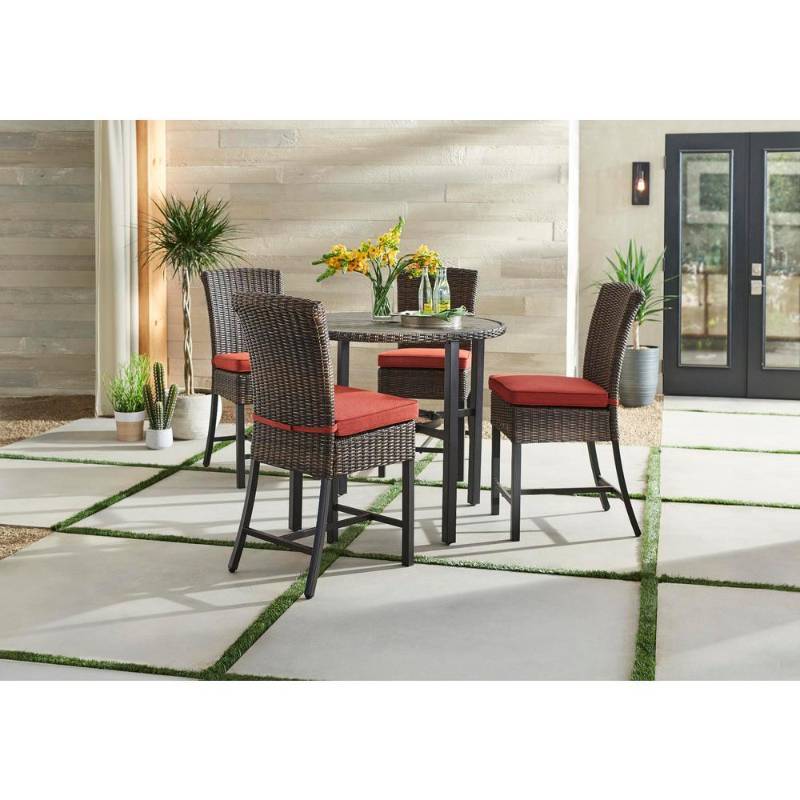 Hampton Bay Harper Creek Dark Brown N2 Lighting Furniture