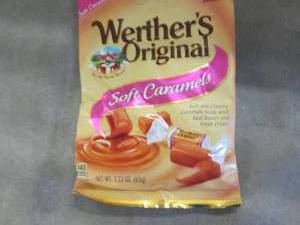 8- 2.22 oz bags Werthers Soft Cara...