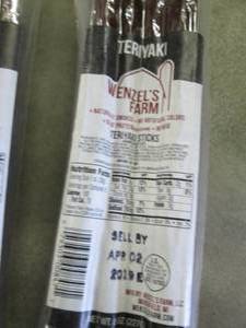 3- 8 oz Teriyaki Sticks...