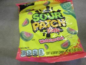 12- 5 oz Bags Sour Patch Kids Water...