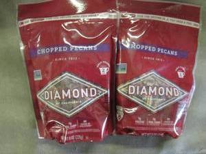 2 - 8 oz Bags Diamond Chopped Pecan...