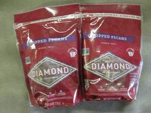 2 - 8 oz Bags Diamond Chopped Pecan...