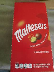 1 box of 18-1.4 oz packs Maltesers ...