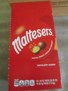 1 box of 18-1.4 oz packs Maltesers ...