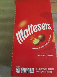 1 box of 18-1.4 oz packs Maltesers ...