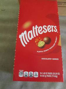 1 box of 18-1.4 oz packs Maltesers ...