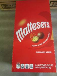 1 box of 18-1.4 oz packs Maltesers ...