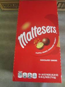 1 box of 18-1.4 oz packs Maltesers ...