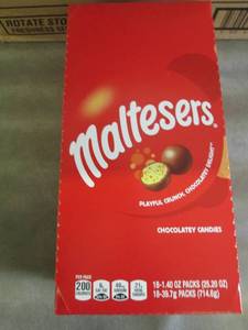 1 box of 18-1.4 oz packs Maltesers ...