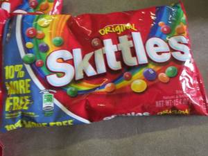 3- 15.4 oz Bags Skittles...