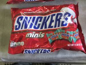 3- 11.4 oz Bags Snickers Minis...