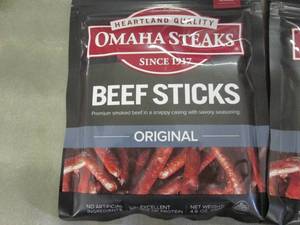3- 4.6 oz Pkgs Omaha Steaks Beef St...