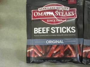3- 4.6 oz Pkgs Omaha Steaks Beef St...