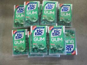 12 packs TicTac Spearmint Gum...