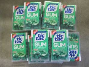12 packs TicTac Spearmint Gum...