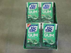 12 packs TicTac Spearmint Gum...