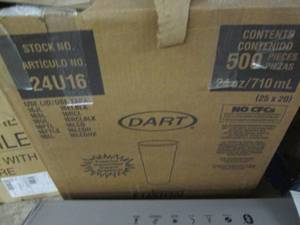 Box of 24 oz Dart Cups...