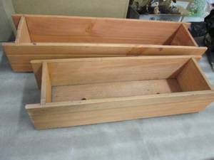 24 & 30 inch Wood Window Boxes...