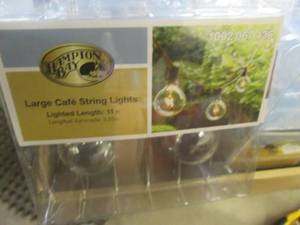2 Hampton Bay Large Caf String Li...