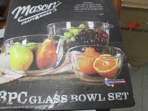 Mason Craft & More 3 pc Glass Mixin...