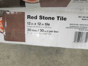 3 Cases TrafficMaster Red Stone 12 ...