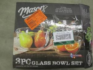 Mason Craft & More 3 pc Glass Mixin...