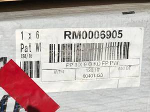 lot RM0006905 image: 1x6x10 Knotty Pine Tongue and Groove OUTS