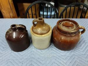 3 Old CrocksJugs