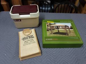 10x10 Gazebo Netting, Small Cooler, Wine Tote