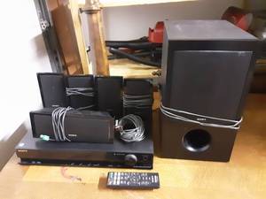 Sony Home Theater System 5 Speakers & 1-Sub