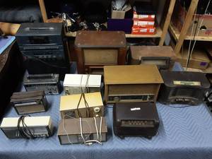 Collection Of Vintage Radios, Philco, Silvertone, Admiral, Lloyds & More