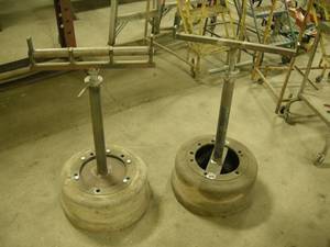 lot 16 image: Custom Adjustable Work Stands