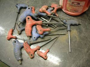 lot 69 image: T-Handle Hex Wrenches