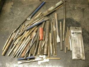 lot 70 image: Variety Punches and Chisels