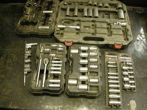 lot 96 image: Misc Powerbuilt Sockets